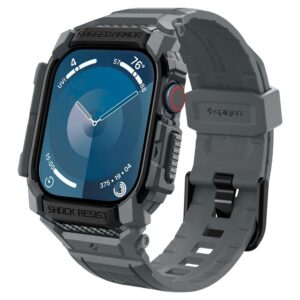 SPIGEN RUGGED ARMOR ”PRO” APPLE WATCH 10 / 11 (46 MM) DARK GREY