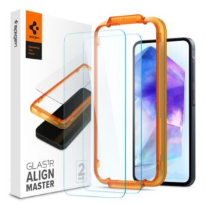 TEMPERED GLASS SPIGEN ALM GLAS.TR 2-PACK GALAXY A35 5G / A55 5G CLEAR