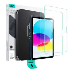 TEMPERED GLASS ESR ULTRAFIT TEMPERED GLASS 2-PACK IPAD 10.9” 10 / 2022 / 11” 11 / 12 / 2025-2026 CLEAR