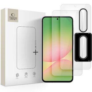 TEMPERED GLASS TECH-PROTECT GLASS SET+ 3-PACK GALAXY A36 / A56 5G CLEAR