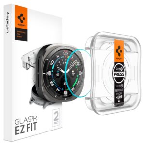 TEMPERED GLASS SPIGEN GLAS.TR ”EZ-FIT” 2-PACK SAMSUNG GALAXY WATCH ULTRA 2024 / 2025 (47 MM) CLEAR