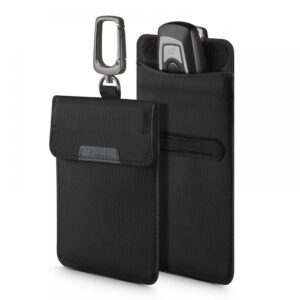 FARADAY CAGE SPIGEN POUCH KEYLESS RFID SIGNAL BLOCKER BLACK