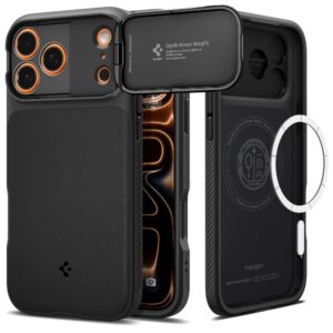 SPIGEN OPTIK ARMOR MAG MAGSAFE IPHONE 17 PRO BLACK