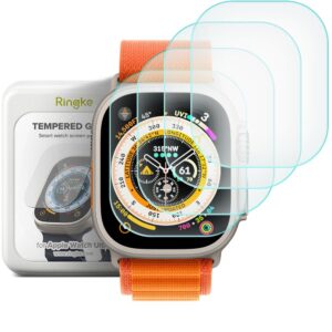 TEMPERED GLASS RINGKE ID FC GLASS 4-PACK APPLE WATCH ULTRA 1 / 2 / 3 (49 MM) CLEAR