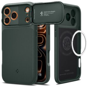 SPIGEN OPTIK ARMOR MAG MAGSAFE IPHONE 17 PRO ABYSS GREEN