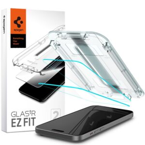 TEMPERED GLASS SPIGEN GLAS.TR ”EZ FIT” 2-PACK IPHONE 15 / 16 CLEAR