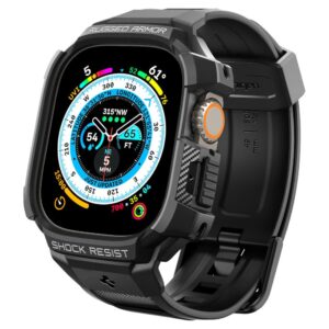 SPIGEN RUGGED ARMOR ”PRO” APPLE WATCH ULTRA 1 / 2 / 3 (49 MM) BLACK
