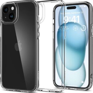 SPIGEN ULTRA HYBRID IPHONE 15 CRYSTAL CLEAR