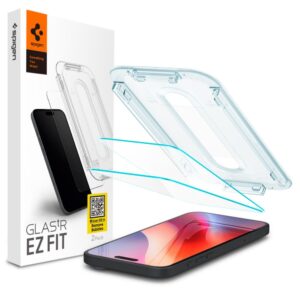 TEMPERED GLASS SPIGEN GLAS.TR ”EZ FIT” 2-PACK IPHONE 16 PRO / 17 / 17 PRO CLEAR