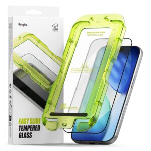 TEMPERED GLASS RINGKE EASY SLIDE 2-PACK IPHONE 17 PRO BLACK