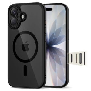 TECH-PROTECT MAGPEAK MAGSAFE CC IPHONE 17 BLACK/CLEAR