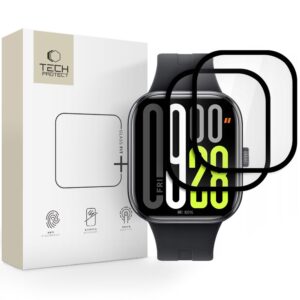 HYBRID GLASS TECH-PROTECT GLASS FLEX+ 2-PACK XIAOMI REDMI WATCH 5 BLACK