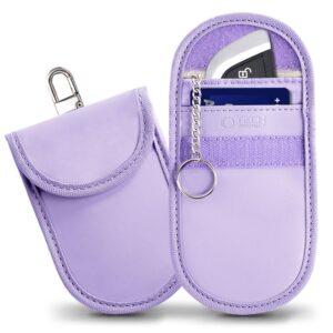 FARADAY CAGE TECH-PROTECT KLR100 POUCH KEYLESS RFID SIGNAL BLOCKER CASE LAVENDER
