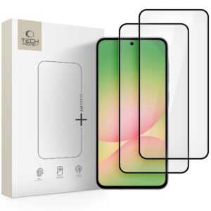 TEMPERED GLASS TECH-PROTECT GLASS FIT+ 2-PACK GALAXY A36 / A56 5G BLACK