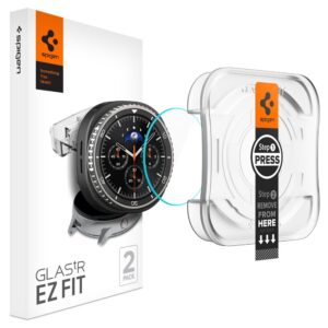 TEMPERED GLASS SPIGEN GLAS.TR ”EZ-FIT” 2-PACK GALAXY WATCH 8 CLASSIC (46 MM) CLEAR