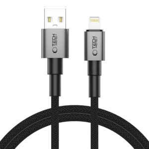 TECH-PROTECT ULTRABOOST DNA LIGHTNING CABLE 15W/3A 100CM IRON GREY