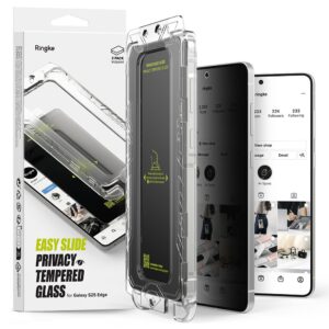 TEMPERED GLASS RINGKE EASY SLIDE 2-PACK GALAXY S25 EDGE PRIVACY