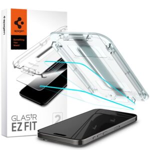 TEMPERED GLASS SPIGEN GLAS.TR ”EZ FIT” 2-PACK IPHONE 15 PRO CLEAR