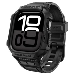 SPIGEN RUGGED ARMOR ”PRO” V2 APPLE WATCH 10 / 11 (42 MM) MATTE BLACK