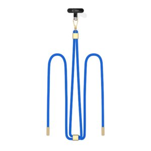 TECH-PROTECT C2S ROPE CROSSBODY STRAP COBALT BLUE/GOLD
