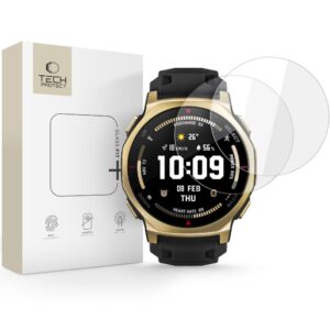 TEMPERED GLASS TECH-PROTECT GLASS FIT+ 2-PACK AMAZFIT T-REX 3 PRO 44MM CLEAR