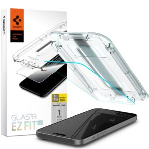 TEMPERED GLASS SPIGEN GLAS.TR ”EZ FIT” IPHONE 15 / 16 CLEAR