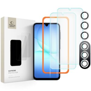 TEMPERED GLASS TECH-PROTECT SUPREME EASY SET+ 3-PACK GALAXY A17 4G / 5G CLEAR