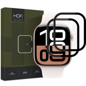 HYBRID GLASS HOFI HYBRID PRO+ 2-PACK APPLE WATCH 10 / 11 (42 MM) BLACK