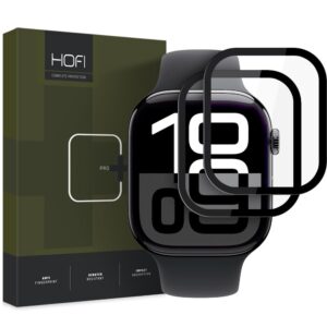 HYBRID GLASS HOFI HYBRID PRO+ 2-PACK APPLE WATCH 10 / 11 (46 MM) BLACK