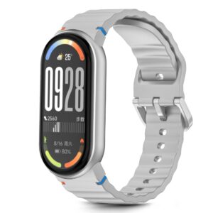 TECH-PROTECT SILICONE SPORT XIAOMI SMART BAND 8 / 9 / 10 / NFC CRAYON GREY