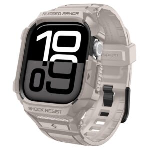SPIGEN RUGGED ARMOR ”PRO” V2 APPLE WATCH 10 / 11 (42 MM) DUNE BEIGE