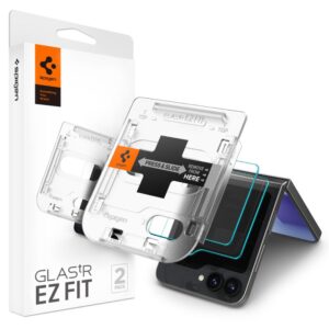 TEMPERED GLASS SPIGEN GLAS.TR ”EZ FIT” 2-PACK GALAXY Z FLIP 5 / 6 / 7 FE CLEAR