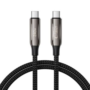 TECH-PROTECT UB10T ULTRABOOST TYPE-C CABLE PD 240W / QC4.0 100CM BLACK