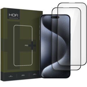 TEMPERED GLASS HOFI GLASS PRO+ 2-PACK IPHONE 16 PRO / 17 / 17 PRO BLACK