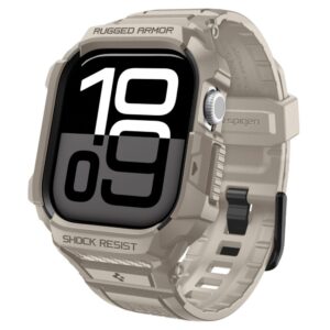 SPIGEN RUGGED ARMOR ”PRO” V2 APPLE WATCH 10 / 11 (46 MM) DUNE BEIGE