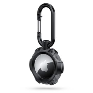 TECH-PROTECT TPUCARBON APPLE AIRTAG 1 / 2 BLACK