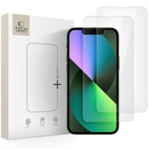 TEMPERED GLASS TECH-PROTECT GLASS FIT+ 2-PACK IPHONE 13 MINI CLEAR