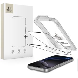 TEMPERED GLASS TECH-PROTECT QUICK SET+ 2-PACK IPHONE 17 PRO MAX BLACK