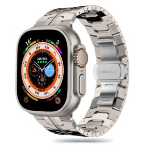 TECH-PROTECT STAINLESS LINE APPLE WATCH 8 / 9 / 10 / 11 / SE / ULTRA (44 / 45 / 46 / 49 MM) TITANIUM