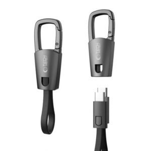 TECH-PROTECT ULTRABOOST DNA KEYCHAIN TYPE-C CABLE PD 60W / 3A IRON GREY