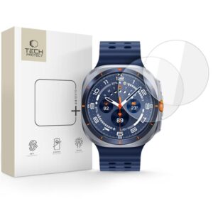 TEMPERED GLASS TECH-PROTECT GLASS FIT+ 2-PACK SAMSUNG GALAXY WATCH ULTRA 2024 / 2025 (47 MM) CLEAR