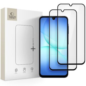 TEMPERED GLASS TECH-PROTECT GLASS FIT+ 2-PACK GALAXY A16 4G / 5G / A26 5G / A17 4G / 5G BLACK