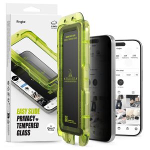 PRIVACY GLASS RINGKE EASY SLIDE 2-PACK IPHONE 17 PRO MAX PRIVACY