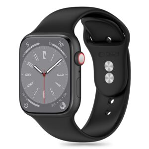 TECH-PROTECT SILICONE APPLE WATCH 8 / 9 / 10 / 11 / SE (40 / 41 / 42 MM) BLACK