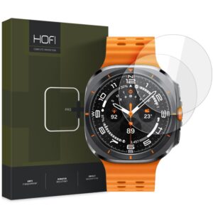 TEMPERED GLASS HOFI GLASS PRO+ 2-PACK SAMSUNG GALAXY WATCH ULTRA 2024 / 2025 (47 MM) CLEAR