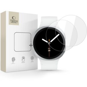 TEMPERED GLASS TECH-PROTECT GLASS FIT+ 2-PACK SAMSUNG GALAXY WATCH 8 (40 MM) CLEAR