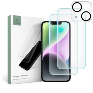 TEMPERED GLASS TECH-PROTECT SUPREME SET 3-PACK IPHONE 14 CLEAR