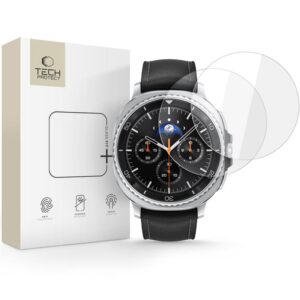 TEMPERED GLASS TECH-PROTECT GLASS FIT+ 2-PACK SAMSUNG GALAXY WATCH 8 CLASSIC (46 MM) CLEAR