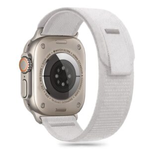 TECH-PROTECT NYLON STRIPE APPLE WATCH 8 / 9 / 10 / 11 / SE / ULTRA (44 / 45 / 46 / 49 MM) CRAYON GREY