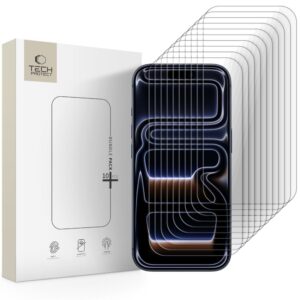 TEMPERED GLASS TECH-PROTECT BUNDLE 10-PACK IPHONE 16 PRO / 17 / 17 PRO CLEAR
